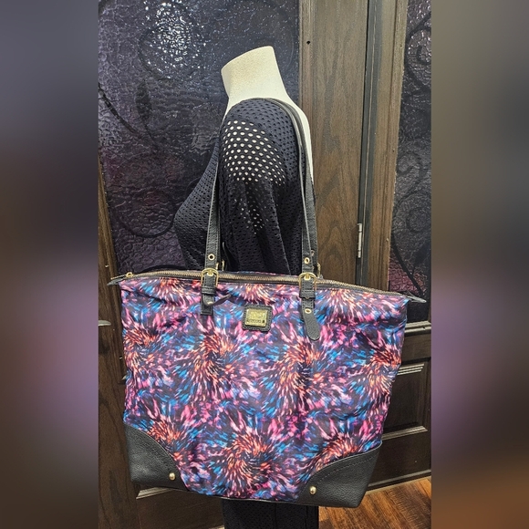 Rare Juicy Couture Tote Bag Tie Dye Colorful Weekend Travel Bag - Picture 1 of 12